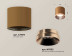 Комплект накладного светильника Ambrella light Techno Spot XS7404011 SCF/PPG кофе песок/золото розовое полированное (C7404, N7035)