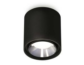 Комплект накладного светильника Ambrella light Techno Spot XS7723003 SBK/PSL черный песок/серебро полированное (C7723, N7032)