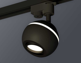 Комплект трекового светильника Ambrella light Track System XT1102021 SBK/PBK черный песок/черный полированный (A2521, C1102, N7002)