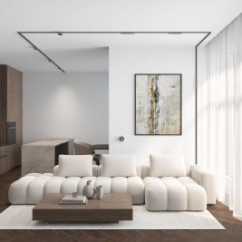 Трековый светодиодный светильник Denkirs Shine Grill DK5771-DN