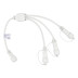 Провод-разветвитель для гирлянд Uniel UCX-F90 S3/0.4M/WH UL-00013234