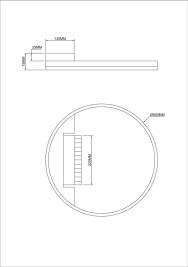 Потолочный светильник Freya Рамка / Frame FR6084CL-L68W