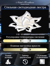 Потолочная светодиодная люстра Natali Kovaltseva Led Lamps 81224