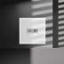 Розетка телевизионная встраиваемая Voltum S70 TV+RJ45 кат. 6 белый матовый VLS060702