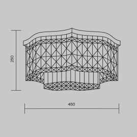 Потолочная люстра Maytoni Dune DIA005CL-06G
