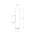Настенный светильник Nowodvorski Fourty Wall M Black 10753