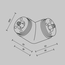 Аксессуар Maytoni Technical CA014CL-B