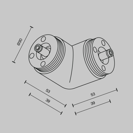 Аксессуар Maytoni Technical CA014CL-B