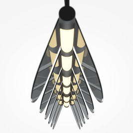 Подвесной светодиодный светильник Maytoni Fluffy MOD319PL-L30B3K