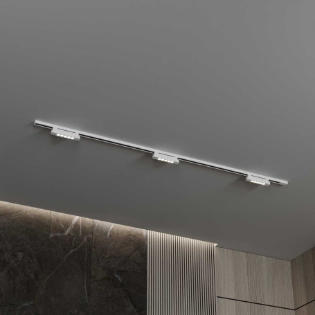Трековая система со светильниками №9 однофазная накладная Hesby Lighting Skylite HSBL_kompl_S009_NI2W3K