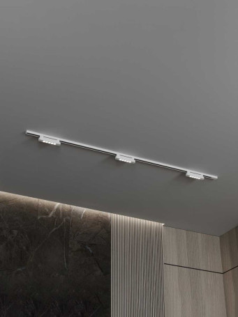 Трековая система со светильниками №9 однофазная накладная Hesby Lighting Skylite HSBL_kompl_S009_NI2W3K