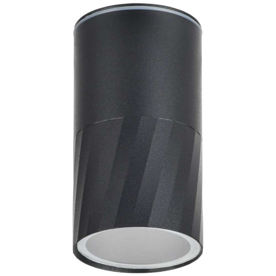 LIGHTING Светильник уличный 5222 потолочный под лампу GU10 IP65 черный IEK LT-UPU0-5222-GU10-1-K02