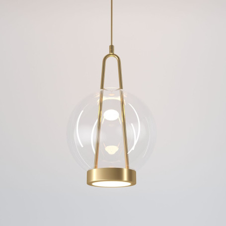 Подвесной светодиодный светильник Eurosvet Frasco 50267/1 LED латунь