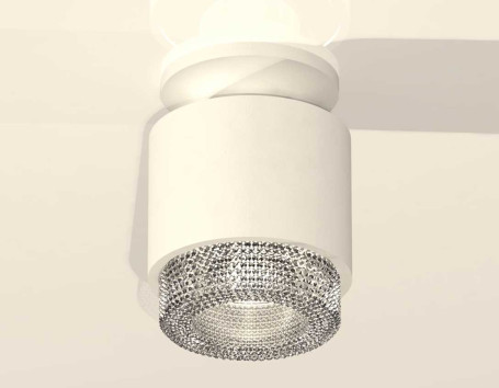 Комплект накладного светильника Ambrella light Techno Spot XS7510042 SWH/CL белый песок/прозрачный (N7925, C7510, N7191)