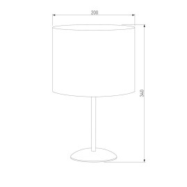 Настольная лампа TK Lighting 5278 Tercino Blue