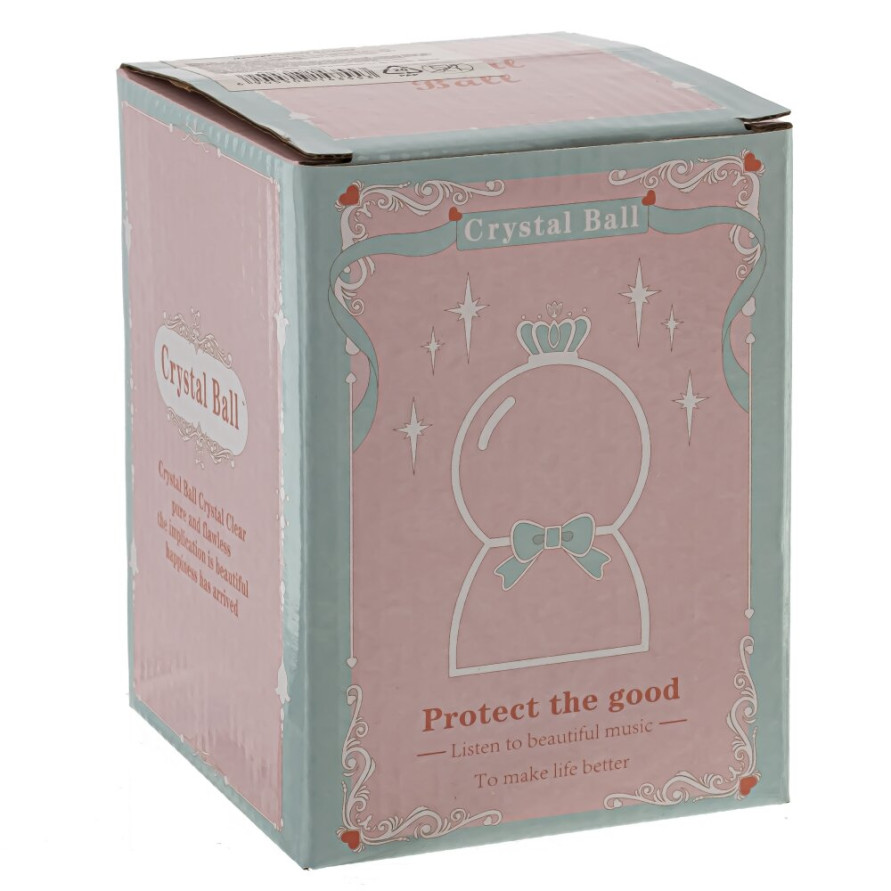 Фигурка декоративная &quot;Медвежонок&quot; в стекл шаре (муз, подсвет, 2xAAA н/п), D9 см, L9 W9 H12 см