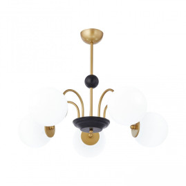 Подвесная люстра Arte Milano Napoli 312066/D700/5 BS/BK