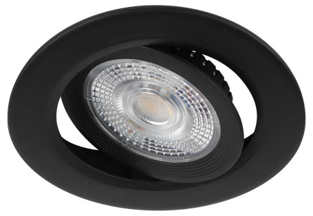 Светильник светодиодный встраиваемый ЭРА KL LED 25A-5 4K BK SET 10 5Вт 4000К круглый поворотный черный набор 10 шт Б0070937