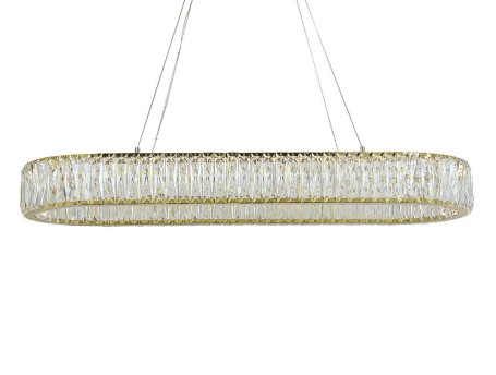 Подвесной светодиодный светильник Newport 8240/90 oval gold М0067858