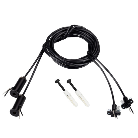 Подвес токопроводящий Arlight ARL-SL-LINE 2x2m Set BLACK 045800