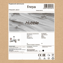 Потолочная люстра Freya Хаббл / Hubble FR5223PL-06CH