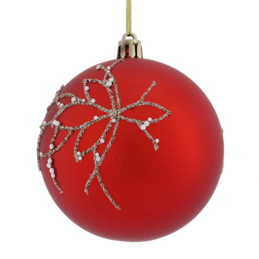 Набор из 12шт Украшение новогоднее &quot;Шар&quot;, D 8 см, L35 W27 H8,5 см