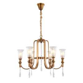 Подвесная люстра Lumina Deco Rionella LDP 8041-6 S.GD
