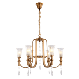 Подвесная люстра Lumina Deco Rionella LDP 8041-6 S.GD