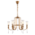 Подвесная люстра Lumina Deco Rionella LDP 8041-6 S.GD