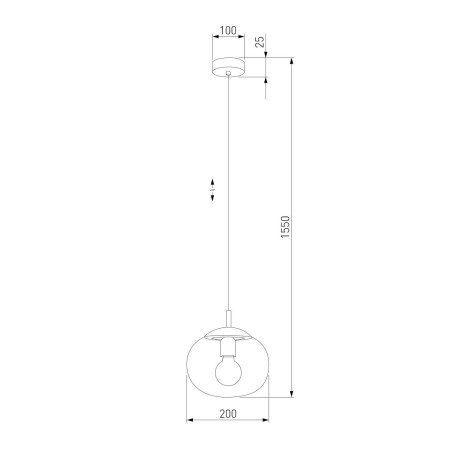 Подвесной светильник TK Lighting 5826 Vibe