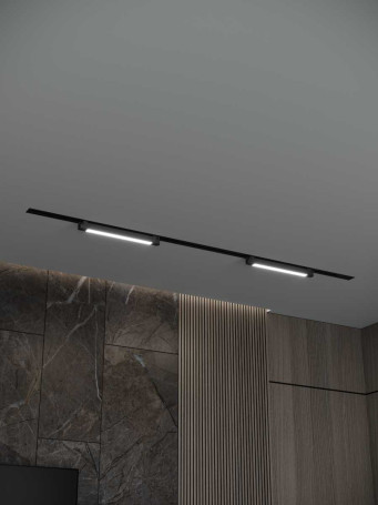 Встраиваемая однофазная трековая система Hesby Lighting Skylite №1 со светильниками HSBL_kompl_S001_VI2B3K