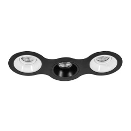 Комплект из светильников и рамки Lightstar Domino Round (214697+214606+214607+214606) D697060706