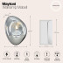 Настенный светильник Maytoni Mabell MOD306WL-01CH
