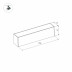 Трековый светодиодный светильник для магнитного шинопровода Arlight Mag-Flat-45-L205-6W Warm3000 026944