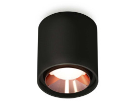 Комплект накладного светильника Ambrella light Techno Spot XS7723005 SBK/PPG черный песок/золото розовое полированное (C7723, N7035)