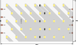 Светодиодная влагозащищенная лента DesignLed 31W/m 350LED/m 2835SMD теплый белый 2,5M 000534