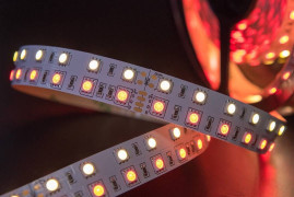 Светодиодная лента SWG 28,8W/m 120LED/m 5050SMD RGB/ теплый белый 5M 901044