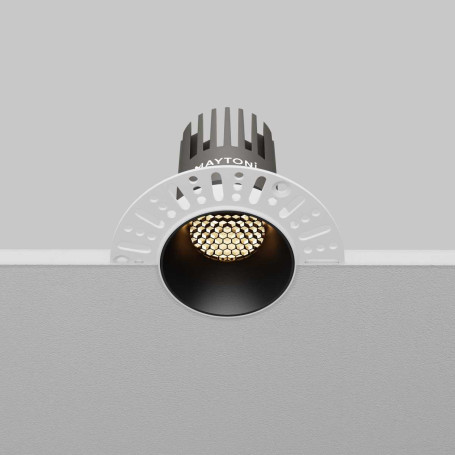 Встраиваемый светильник Maytoni Technical DL124-10W-3K-TRS-B
