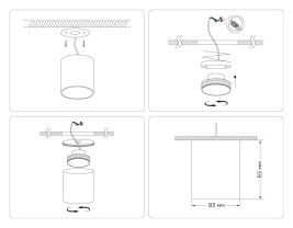 Светильник накладной Ambrella Light TN5303