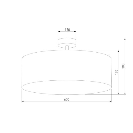 Потолочный светильник TK Lighting 4245 Rondo Black