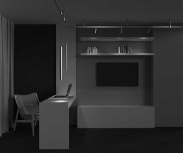 Трековый светильник Maytoni Technical TR156-1-5W4K-PT