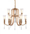 Подвесная люстра Lumina Deco Rionella LDP 8041-6+3 S.GD