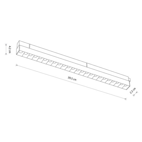 Трековый магнитный светильник Nowodvorski Focus Led White 11631