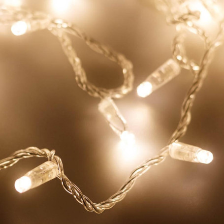 Уличная светодиодная гирлянда Ardecoled нить 230V теплый белый ARD-String-Classic-10000-Clear-100Led-Std Warm 025779