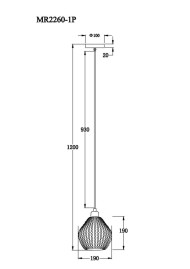 Подвесной светильник MyFar Beata MR2260-1P
