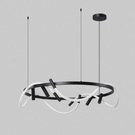 Люстра подвесная Alfa Light F3024-24 BLACK