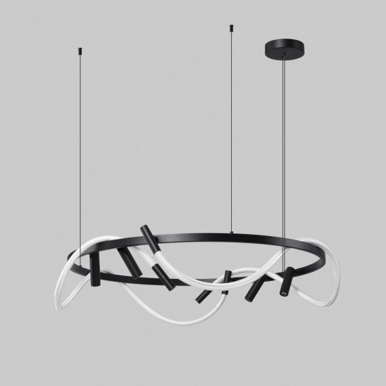 Люстра подвесная Alfa Light F3024-24 BLACK