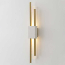 Бра Crystal Lux CARTA AP6W LED WHITE/BRASS