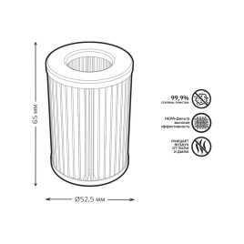 Фильтр для очистителя воздуха GR020 Gauss Guard GR021