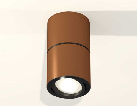 Комплект накладного светильника Ambrella light Techno Spot XS7404040 SCF/PBK кофе песок/черный полированное (C7404, A2071, C7404, N7002)